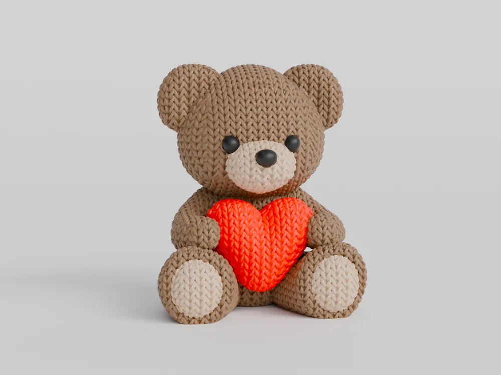 Orsacchiotto con cuore